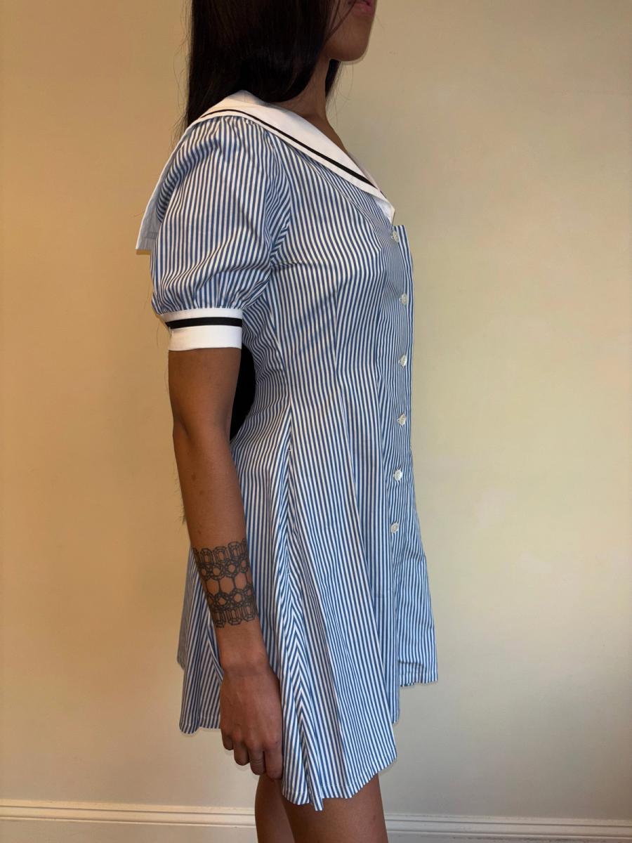 80s Norma Kamali Sailor Dress product image