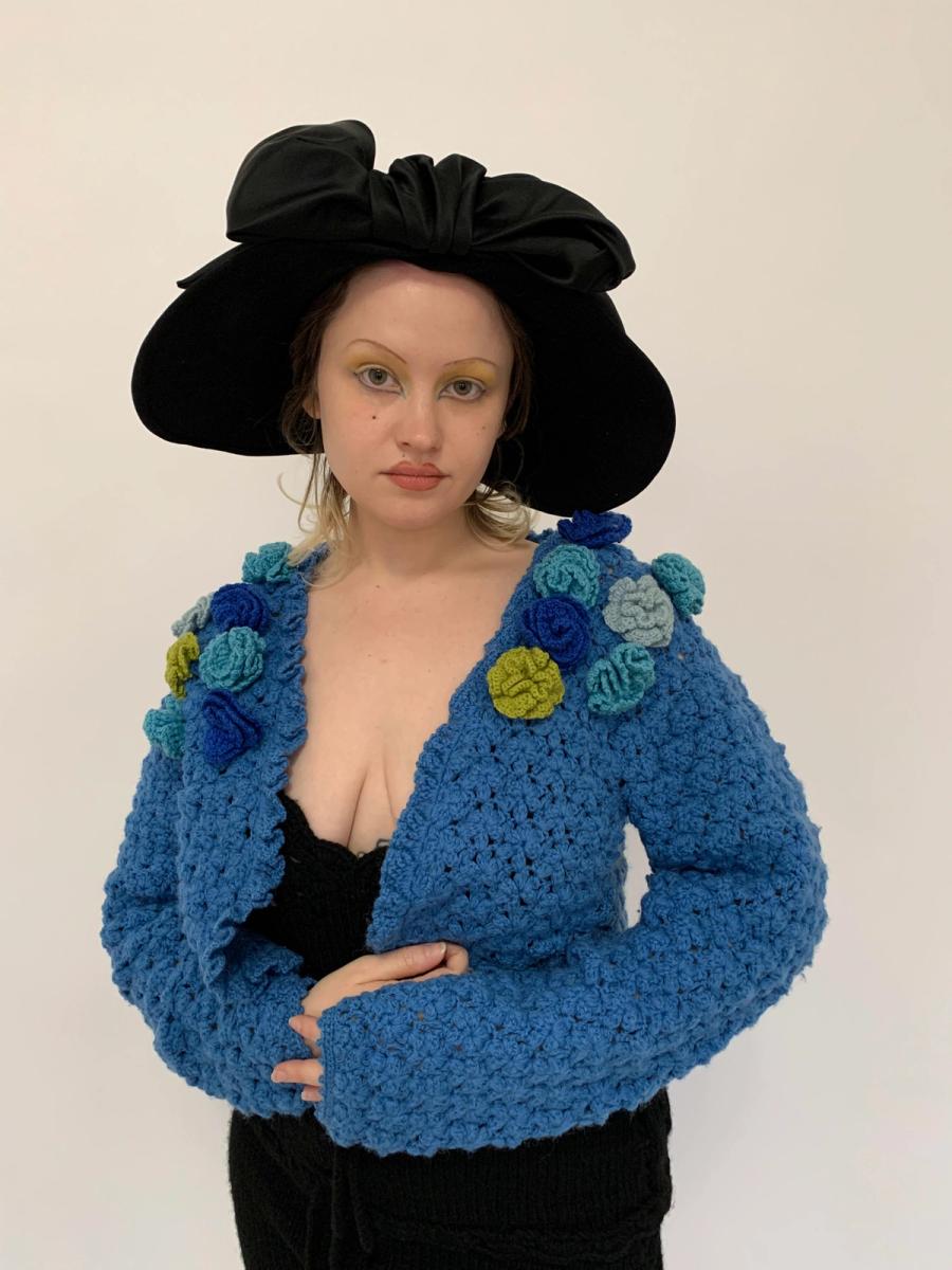 1980s Lolita Lempicka Dimensional Cardigan product image