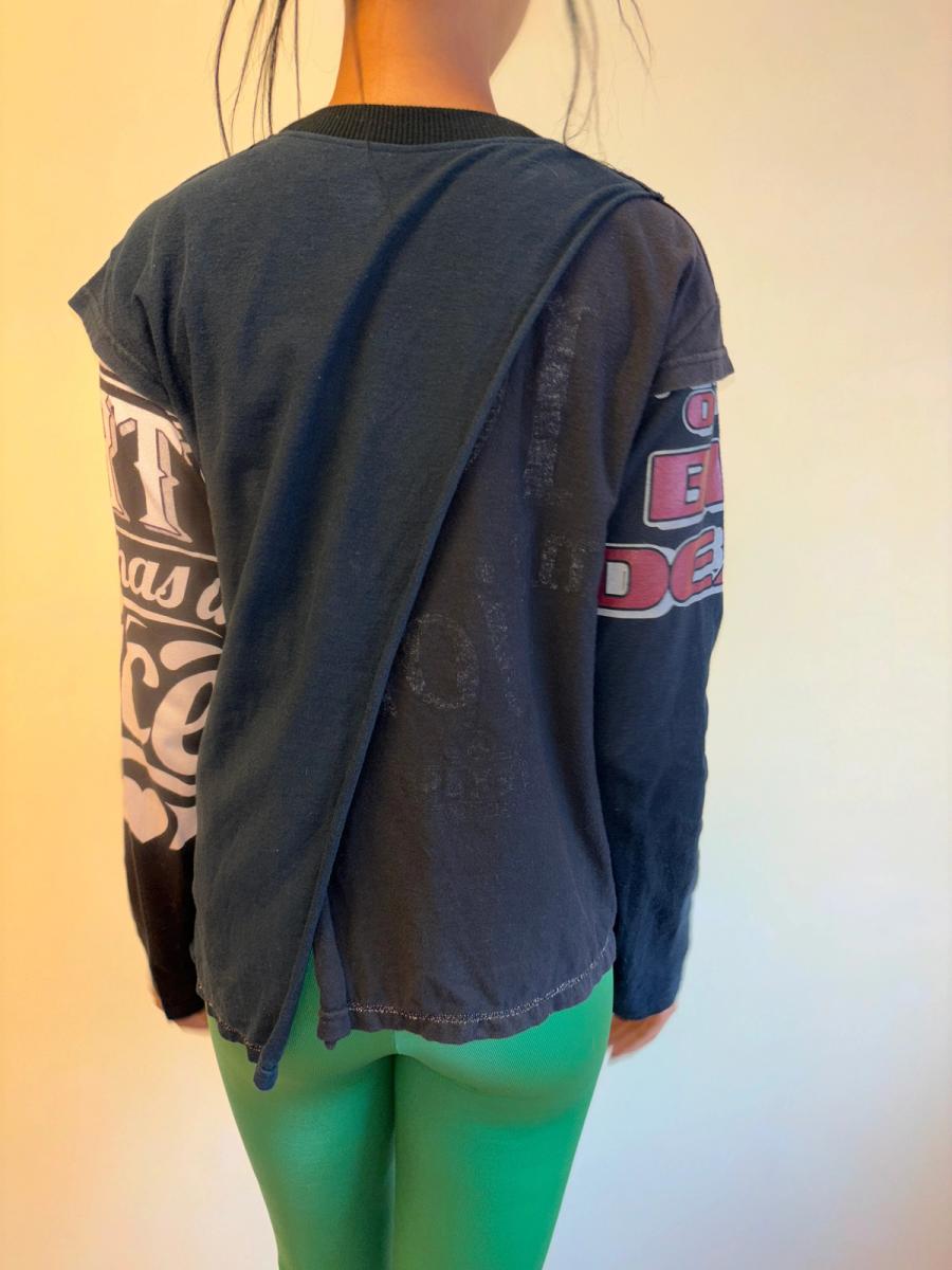 Patchwork T-shirt Long Sleeve product image