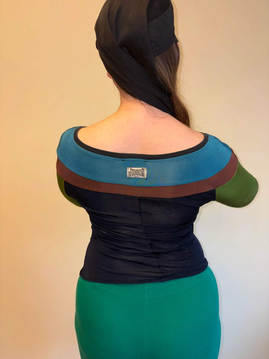 80s Junior Gaultier Chevron Jogging Top product image