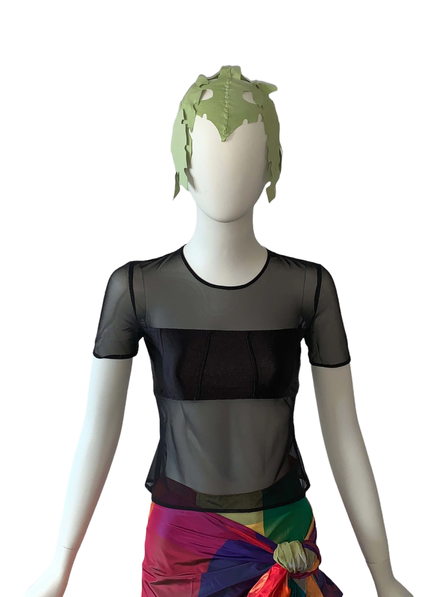 90s Chantal Thomass Bandeau and Mesh Top product image