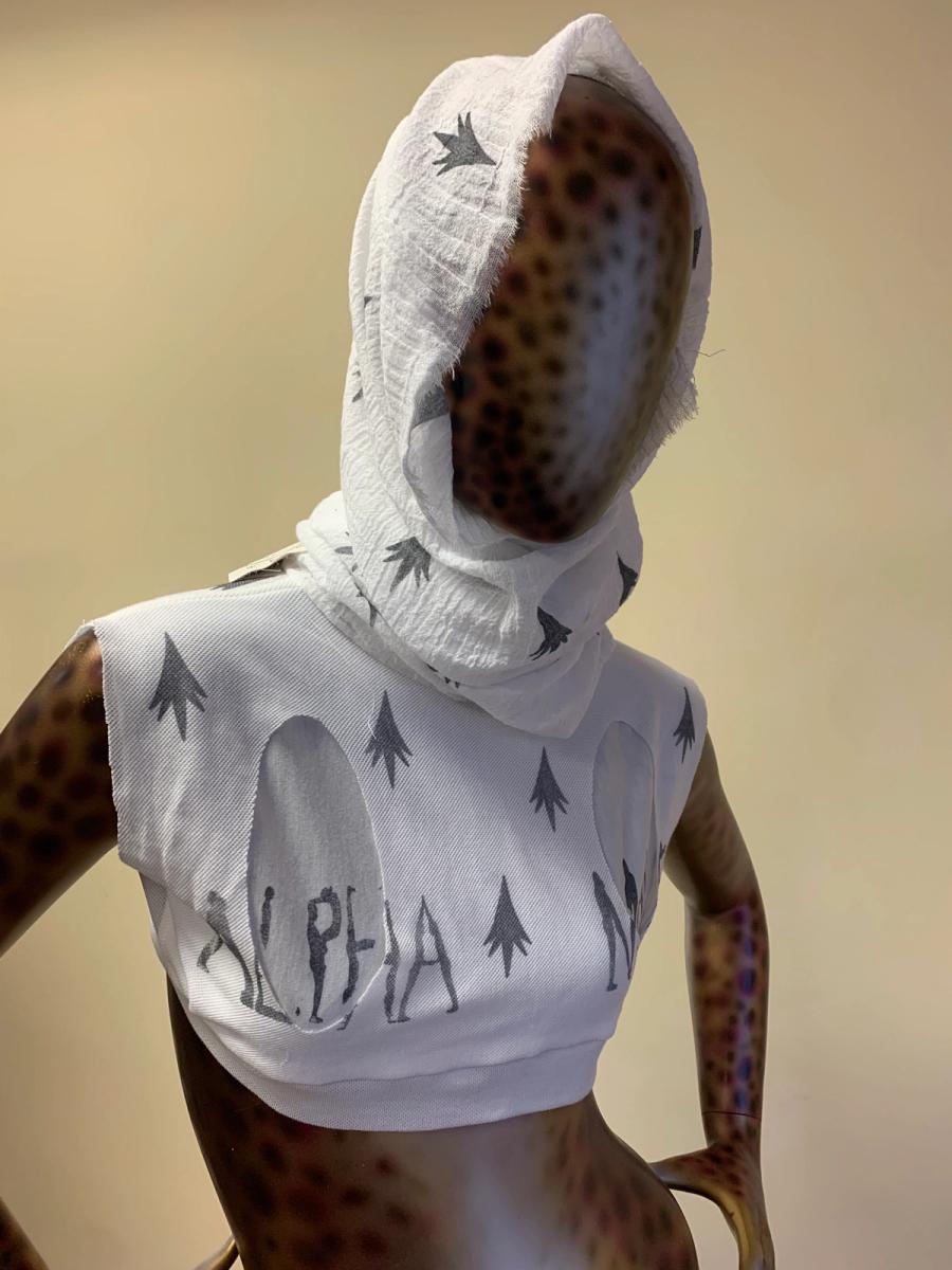 Alpha Male Top With Gauze Hood 2 product image