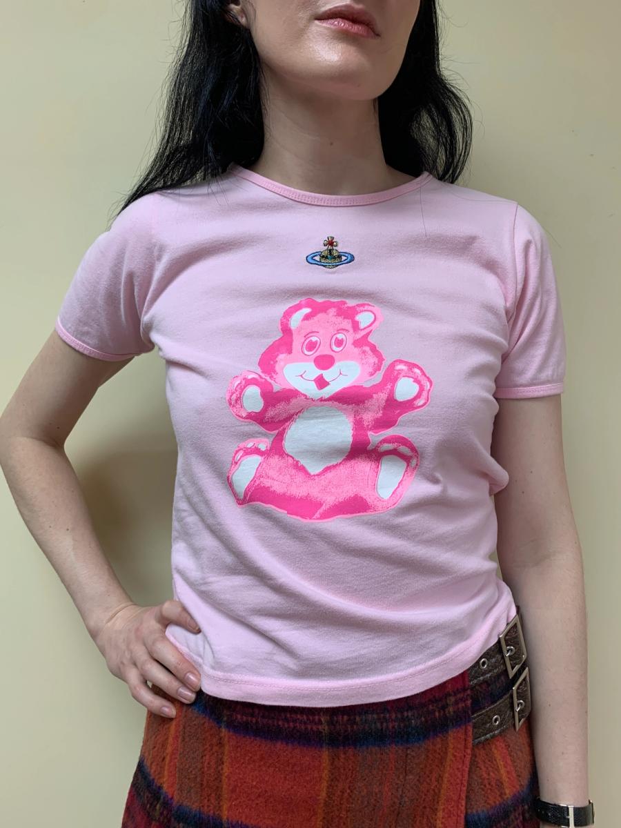 90s Vivienne Westwood Pink Bear T-shirt