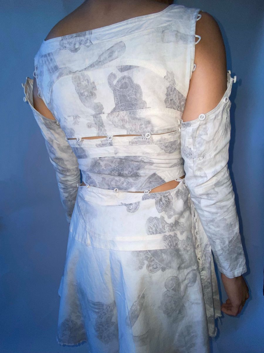 Nozomi Ishiguro 3 Piece Detaching Button Dress product image