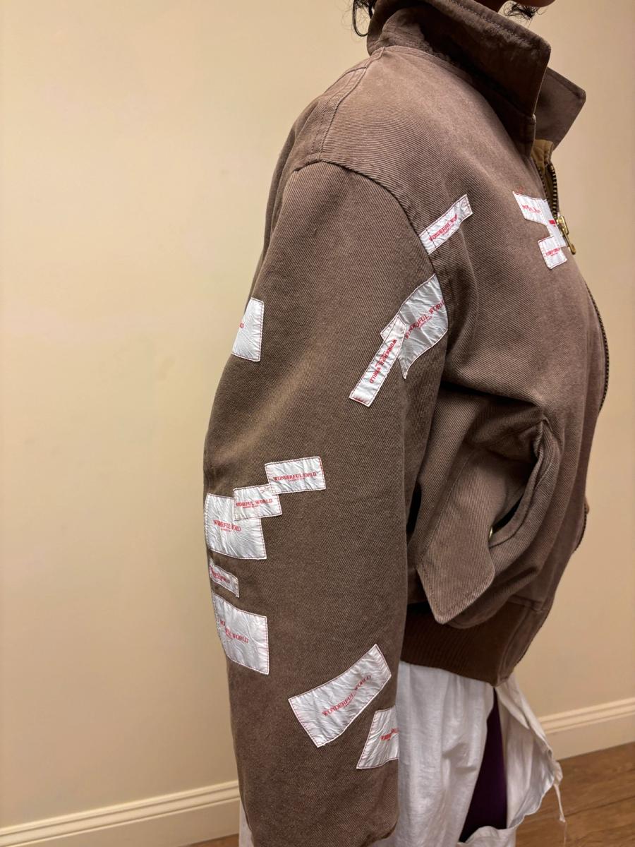 90s Wonderful World by Kaneko Isao Bomber with Labels product image