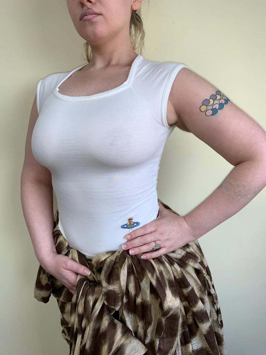 90s Vivienne Westwood Square Neckline Tank Top product image