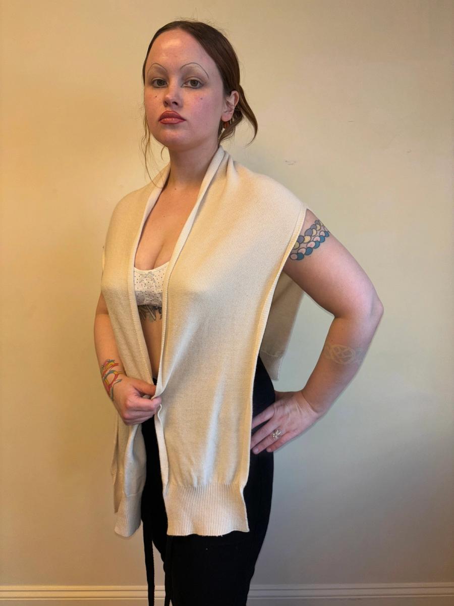 Sonia Rykiel Wrap Faux-Cardigan Shawl product image