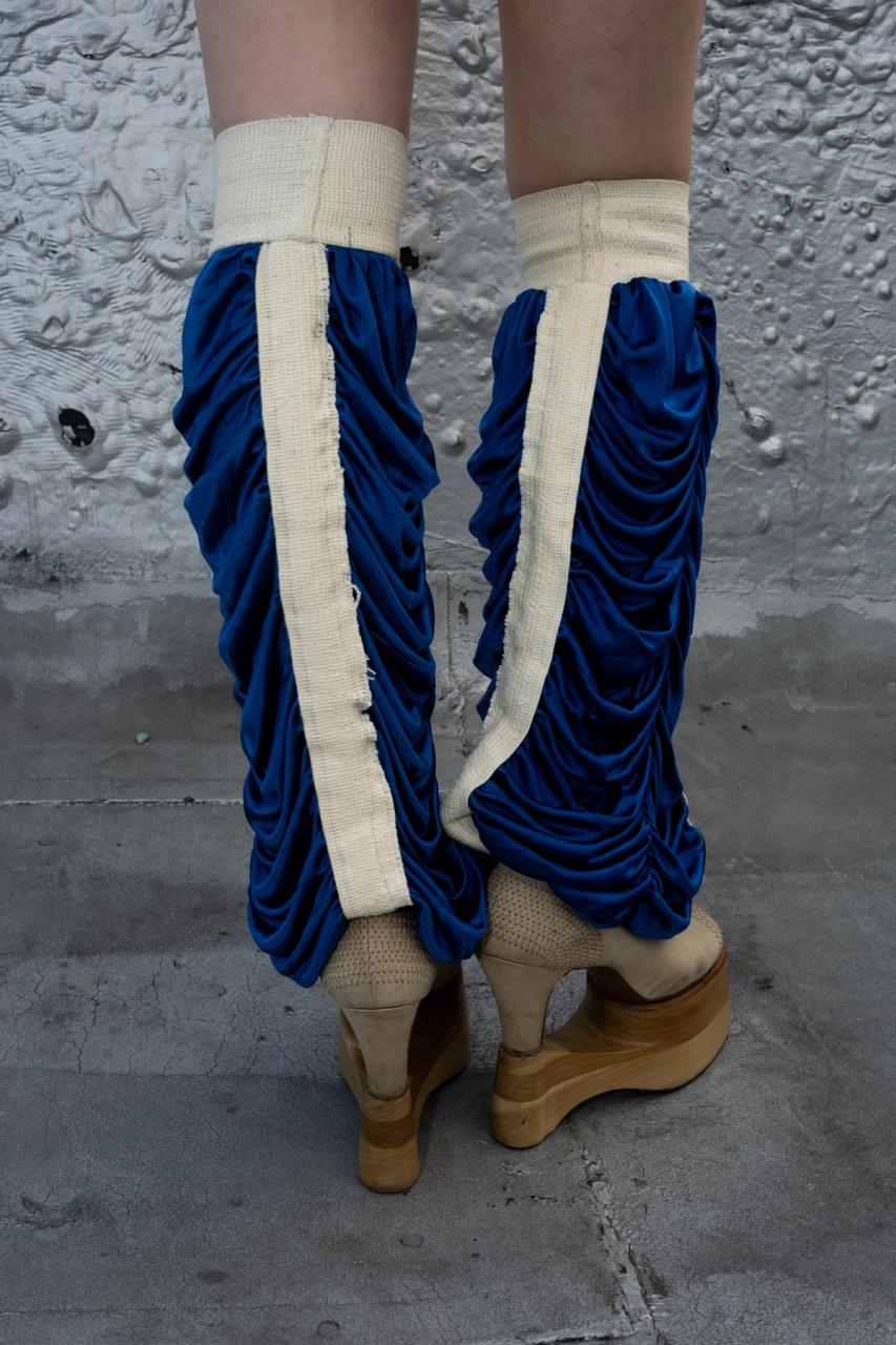 Antique Jockstrap Legwarmers - Prussian Blue product image