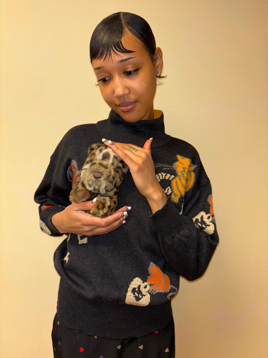 Wonderful World Cheetah Teddy Brooch product image