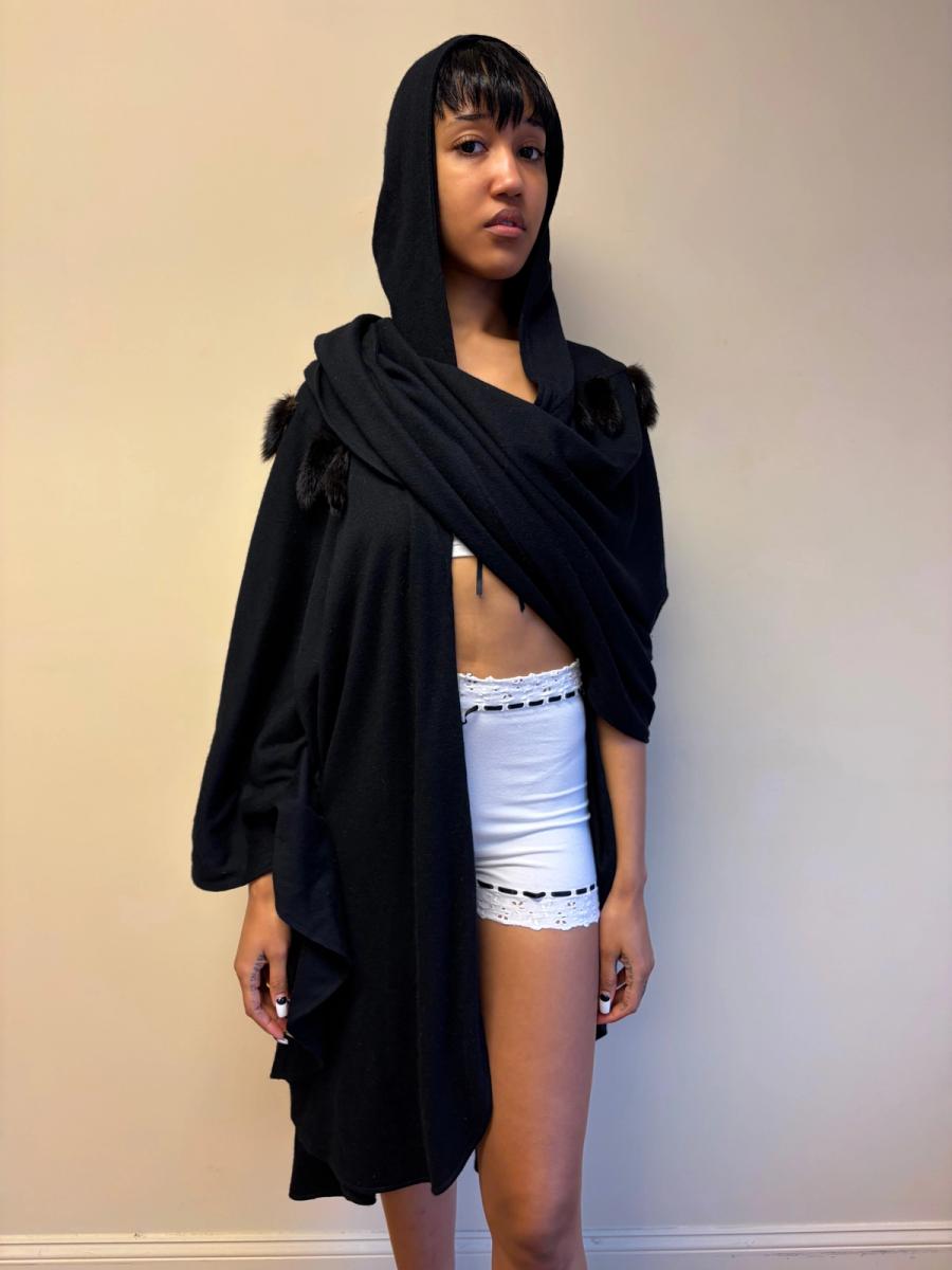 Yvan & Marzia Fur Tail Cape product image