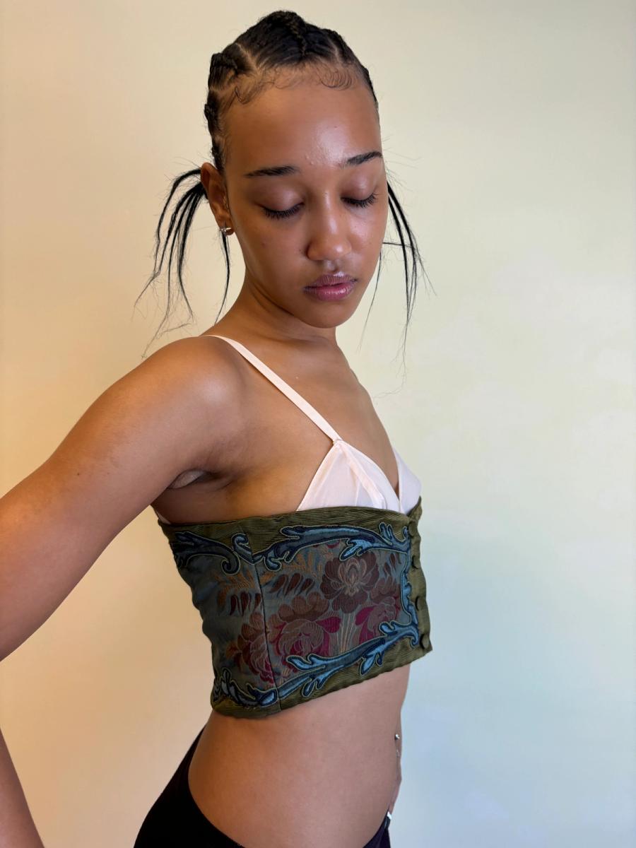 1990 Romeo Gigli Brocade Bandeau product image