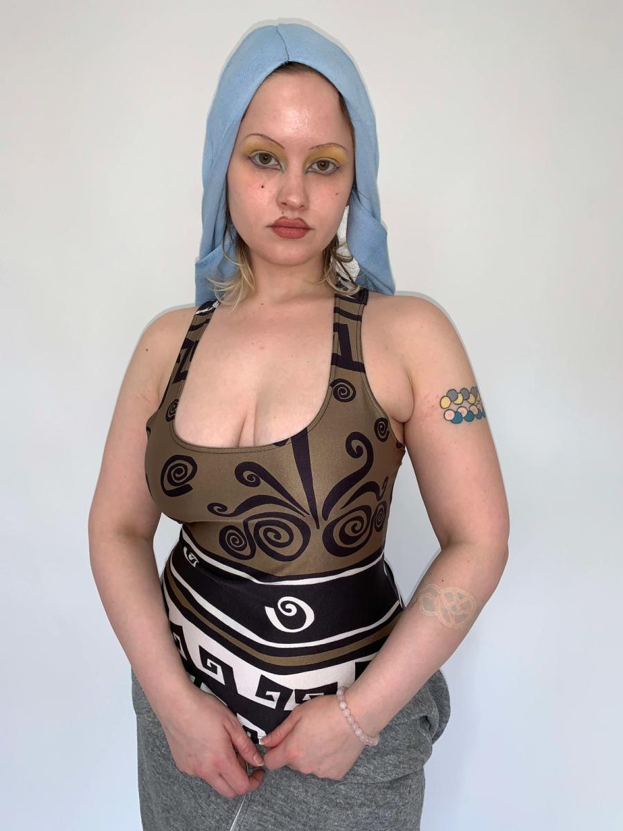 80s Mugler Activ Graphic Tank product image