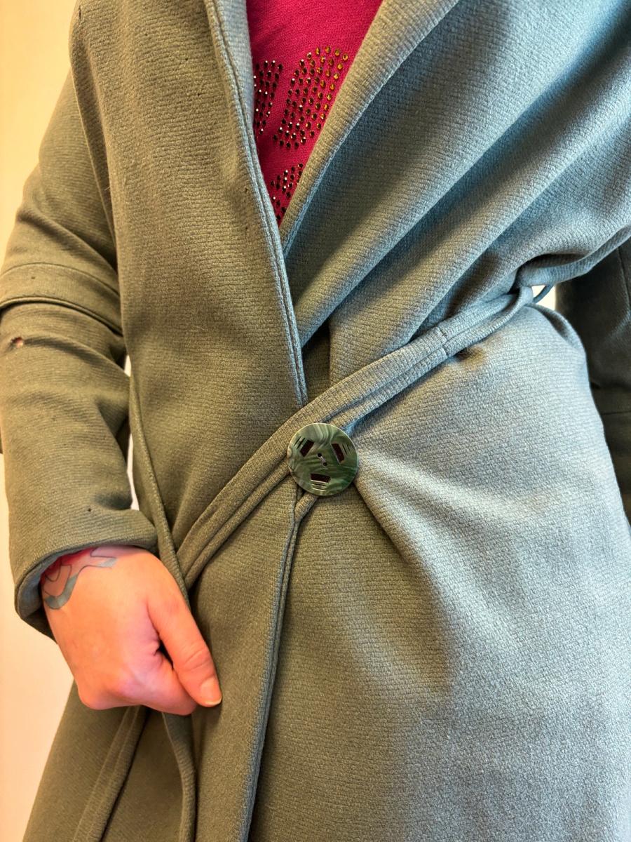 1920s or early 1930s Celadon Deco Coat  product image