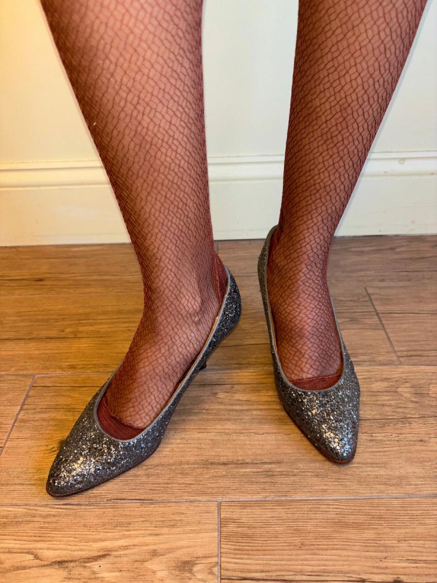 Vintage Chantal Thomass Glitter Heels product image