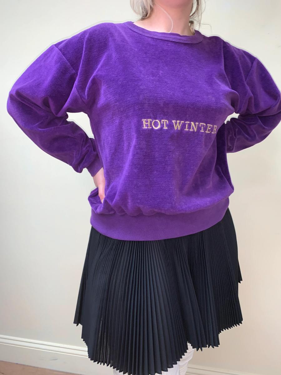 1980s Sonia Rykiel "Hot Winter" Sweatshirt product image