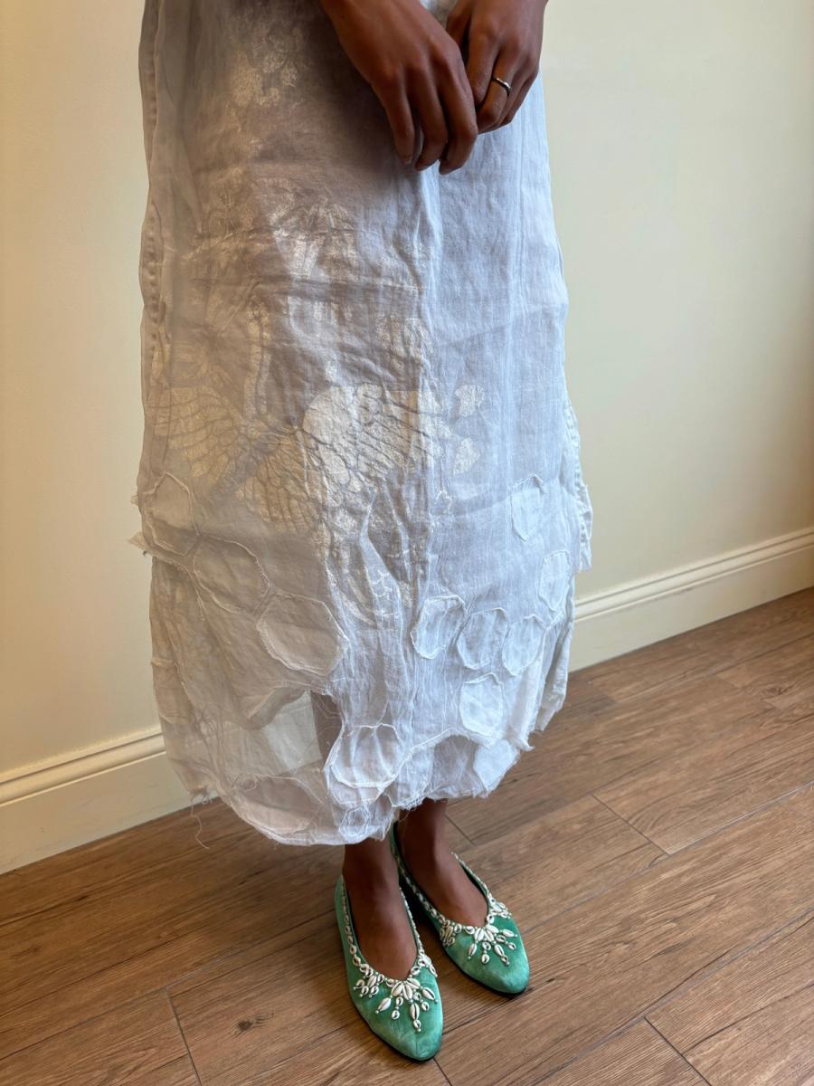 Michiko Koshino Patchwork Linen Dress product image