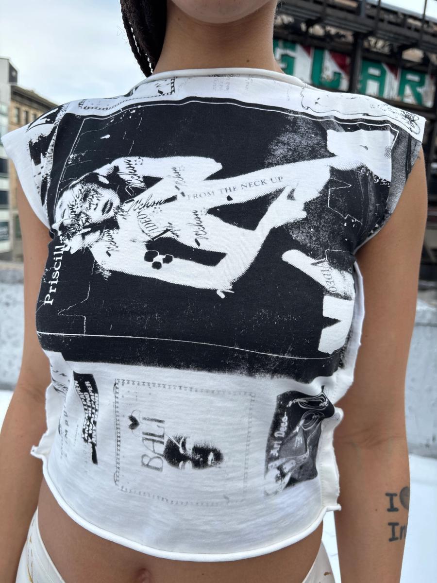 NANA Detachable Fur Tee 1  product image