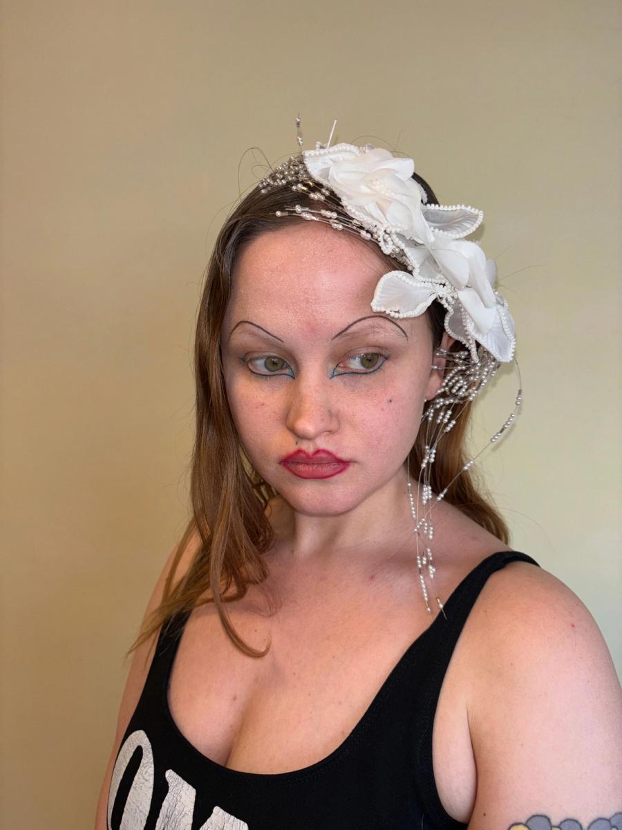 80s Italian Pearl Wedding Hair Comb Set product image