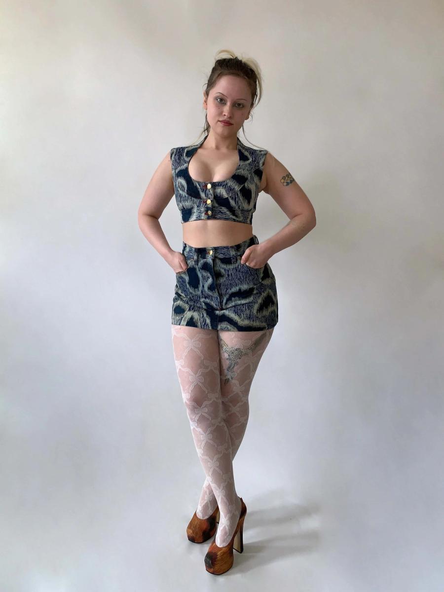 1994 Vivienne Westwood Café Society Leopard Set product image