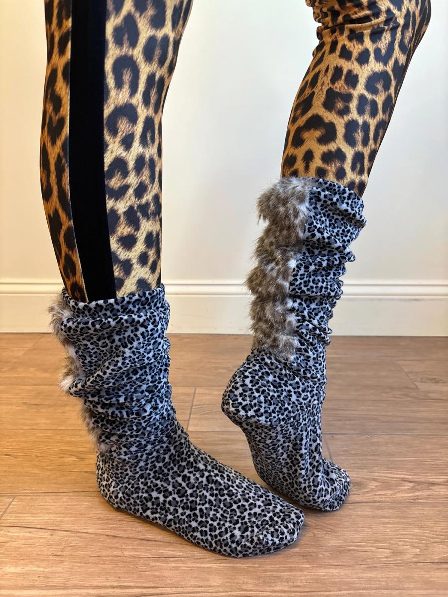 Bernhard Willhelm Faux Fur Socks