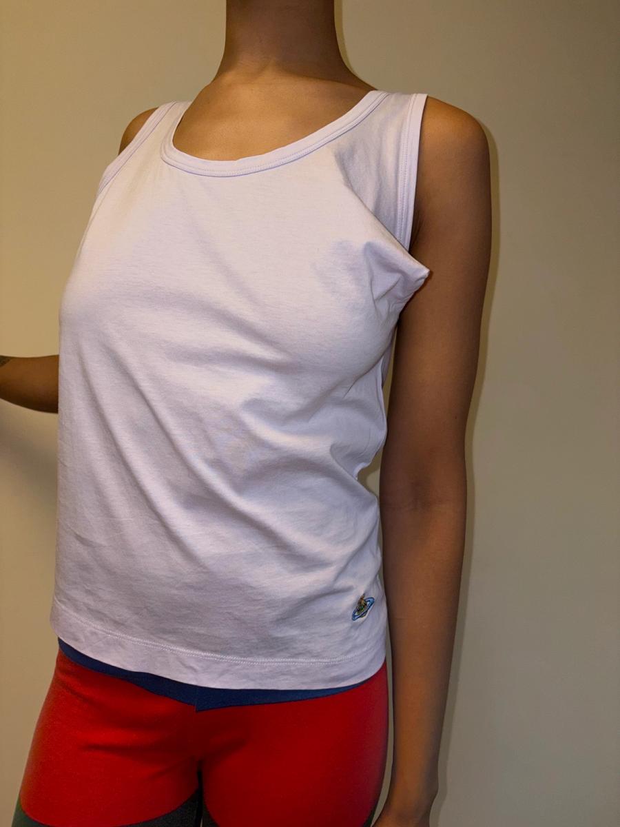 Vivienne Westwood Lavender Pointy Boob Tank product image