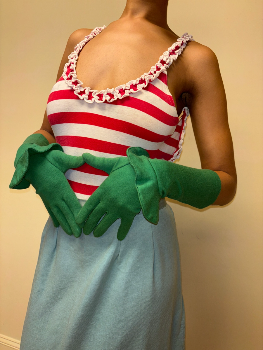 Vintage Chantal Thomass Green Gloves product image