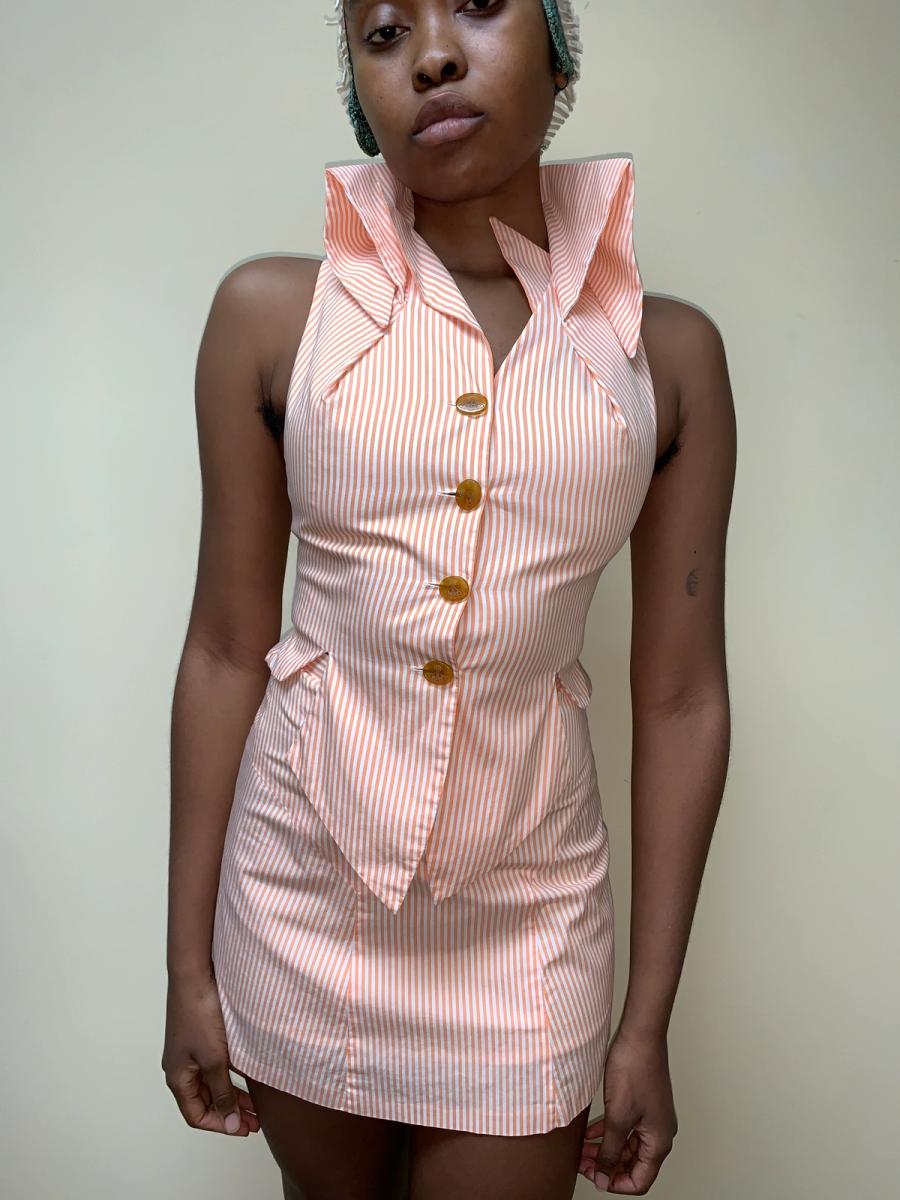 90s Vivienne Westwood Candy Striped Set product image