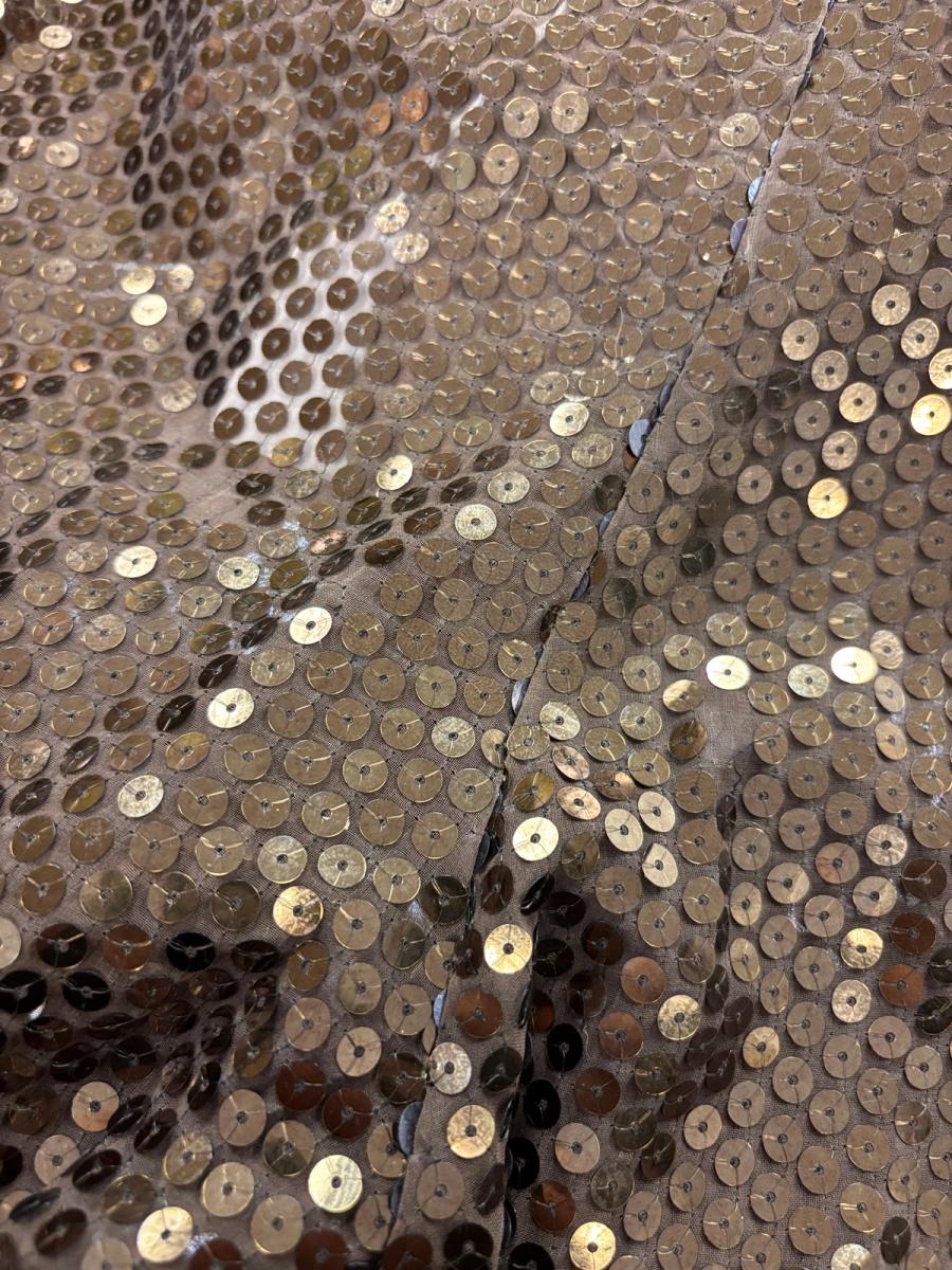 Paco Rabanne Brown Sequin Pants product image