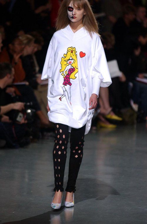 Autumn Winter 2003-2004 Bernhard Willhelm Bimbo Sweatshirt Dress product image
