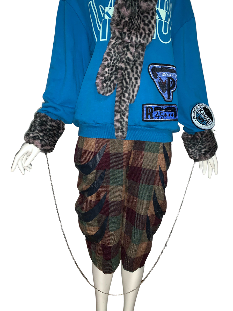 MILK Cheetah Faux Fur Scarf and Arm Warmers product image