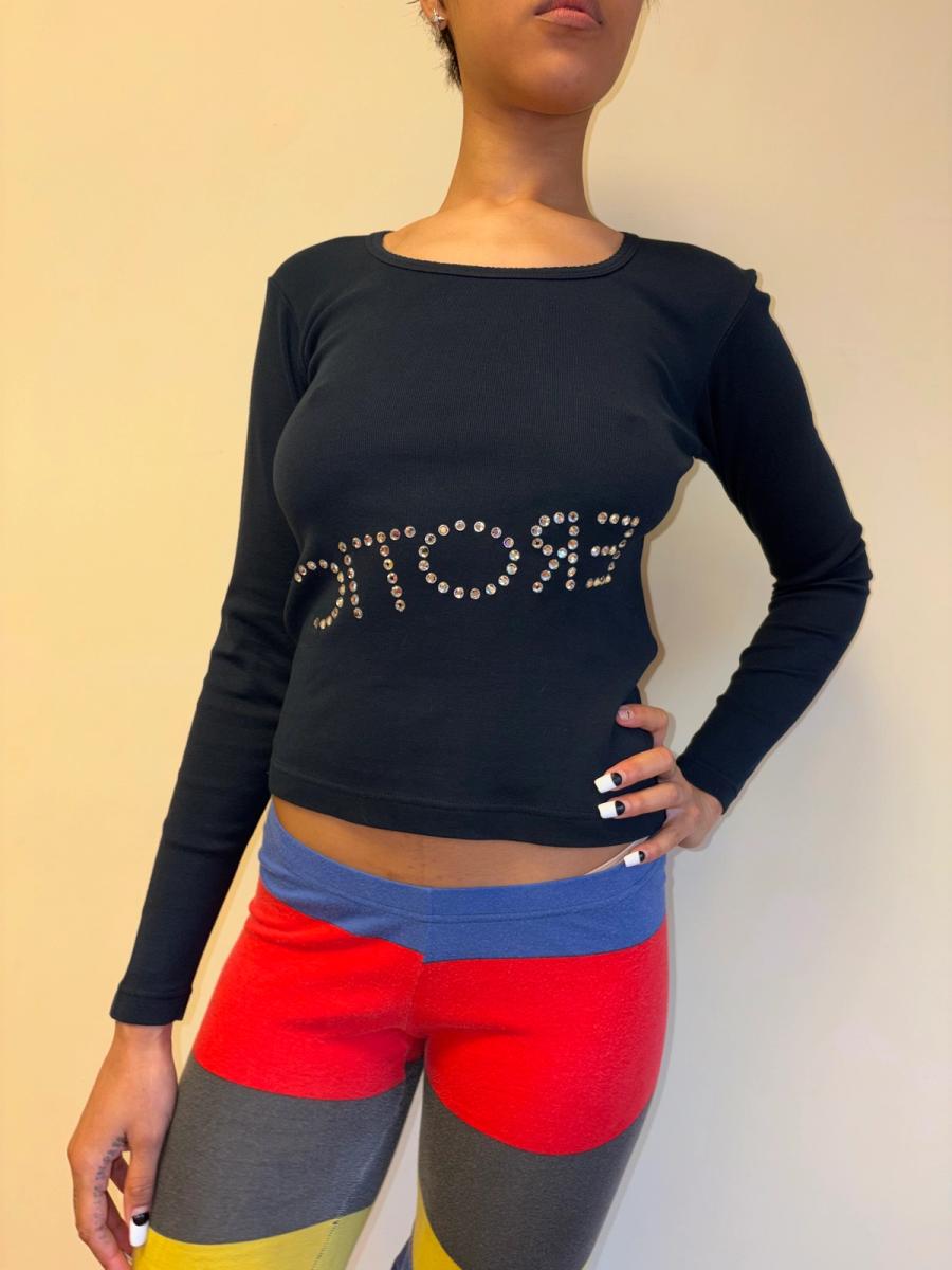 Sonia Rykiel Rhinestone EROTIC Rhinestone Shirt product image