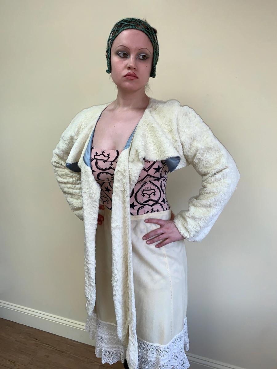 Jane Marple Faux Fur Shrug product image