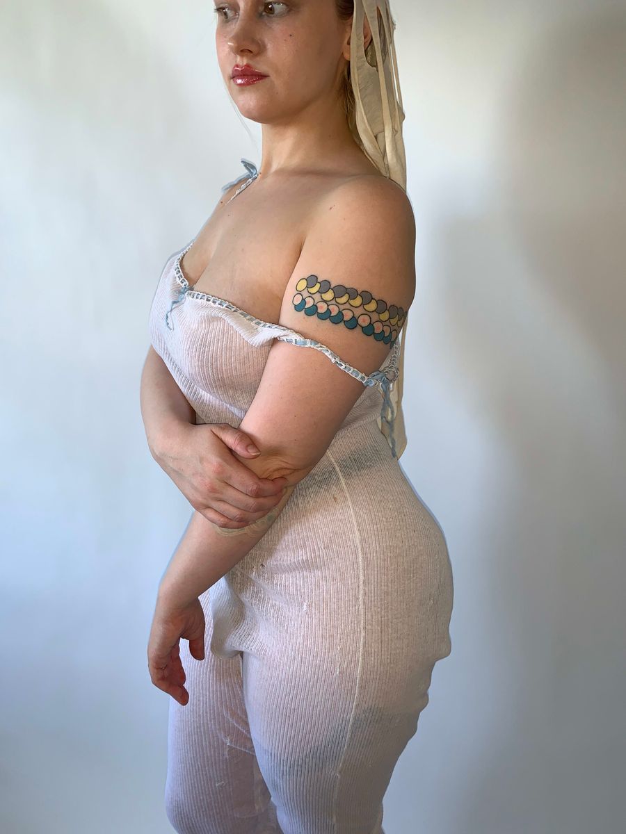 Antique Swiss Knit Combination Suit product image