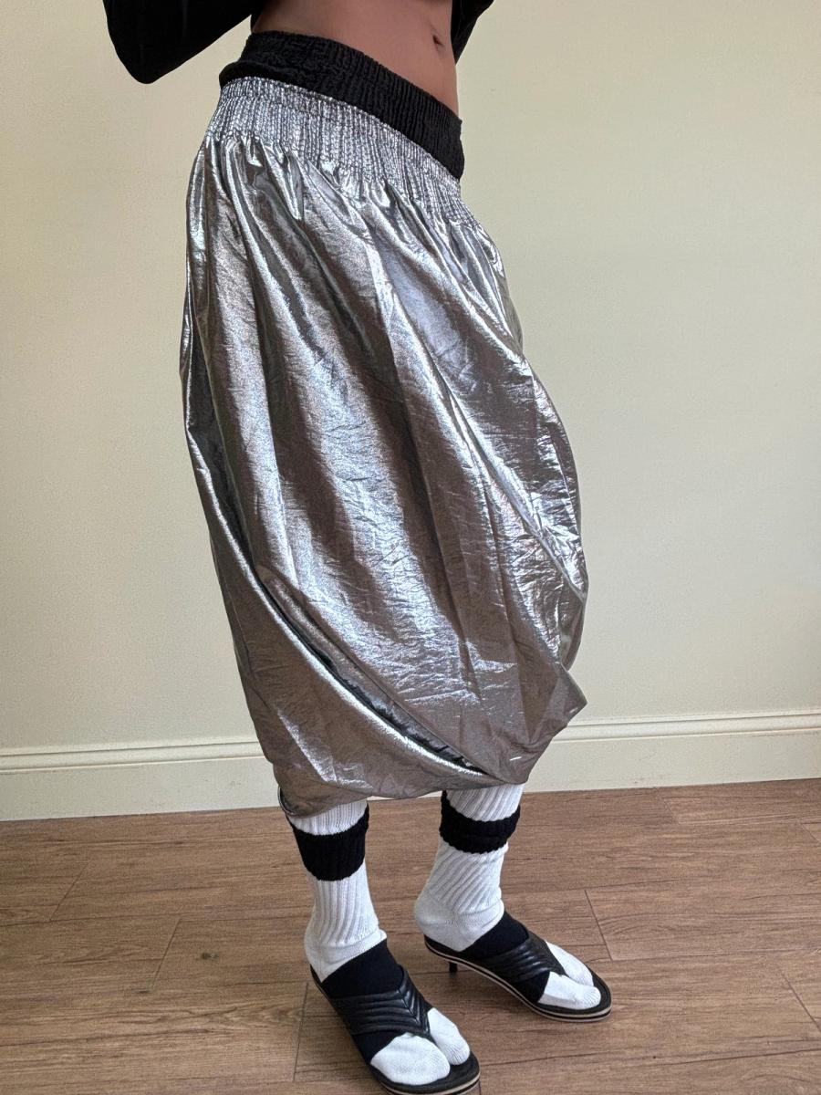 Angelo Tarlazzi Double Waistband Bubble Hem Skirt product image