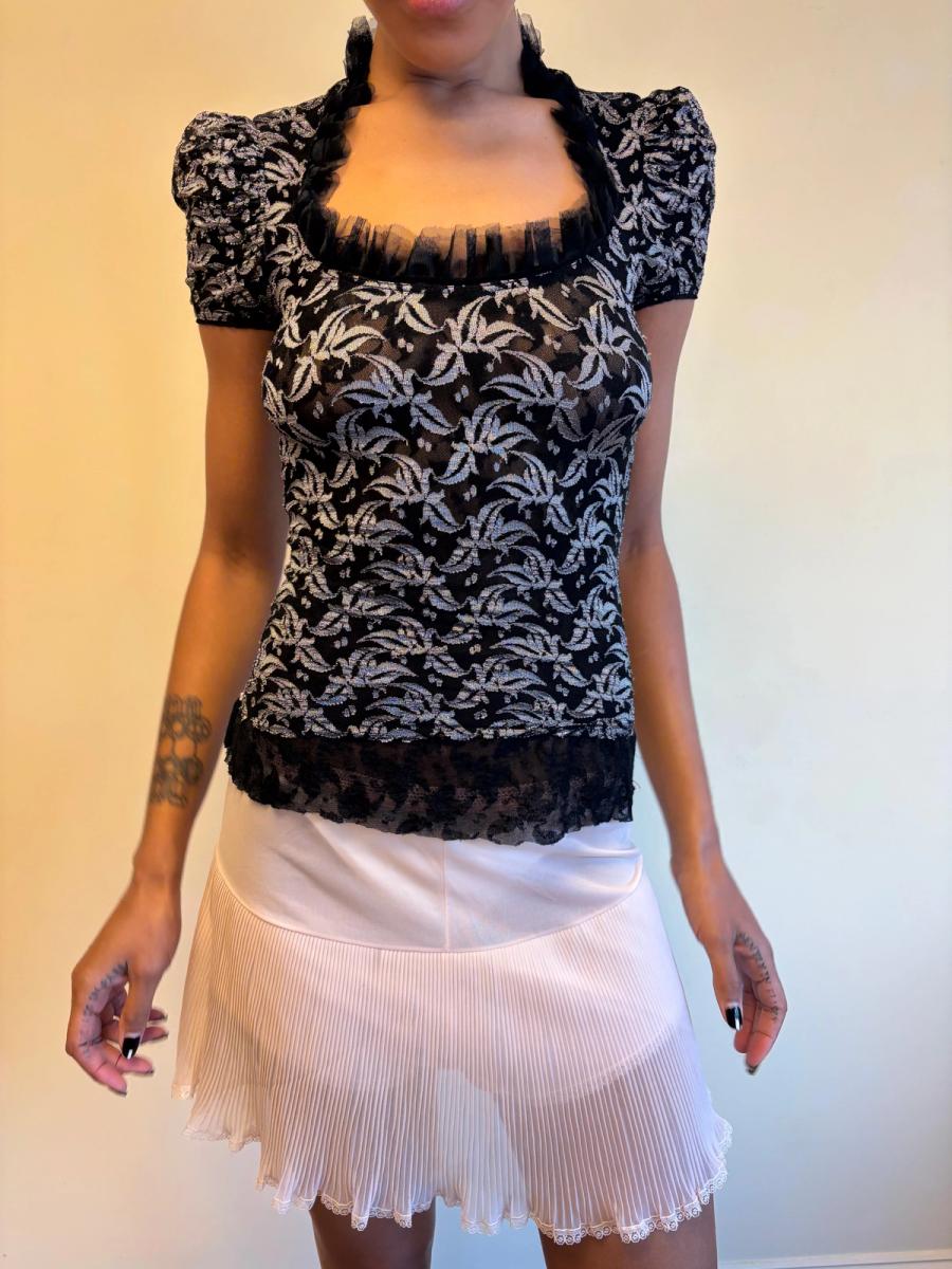 90s Vivienne Westwood Lace Stretch Top product image