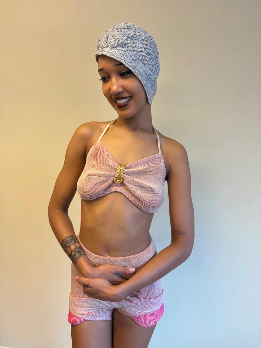 1940s "Coldfire Glo-Suit" Knit Bathing Suit  product image