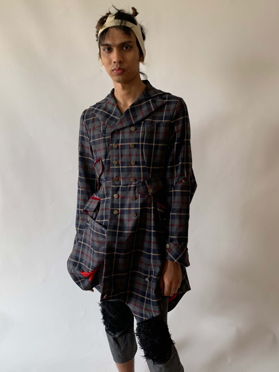 Takuya Angel Plaid Coat  product image