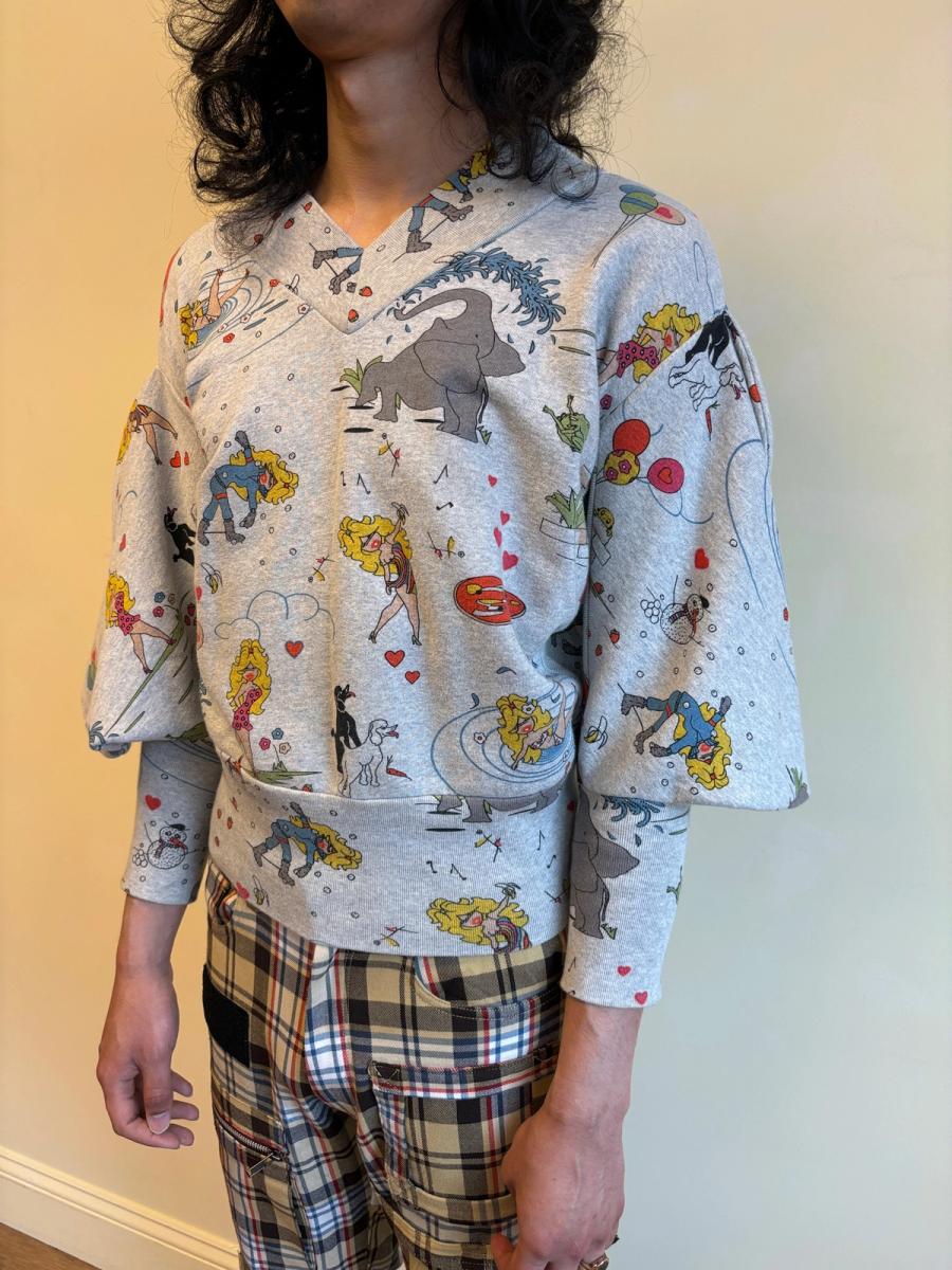 Autumn Winter 2003-2004 Bernhard Willhelm Bimbo Sweatshirt Top product image