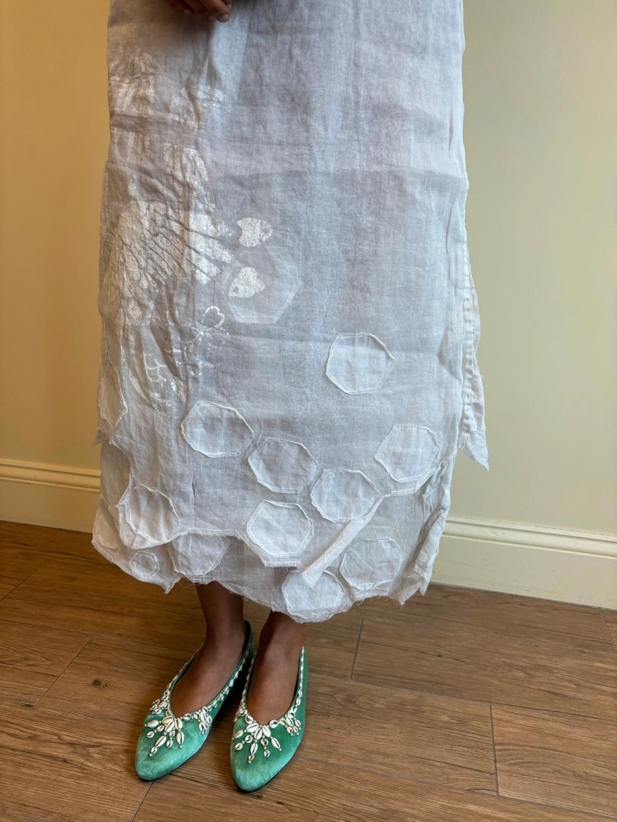 Michiko Koshino Patchwork Linen Dress product image