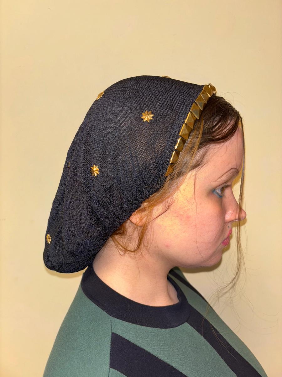 1940s Studded Mesh Snood  product image