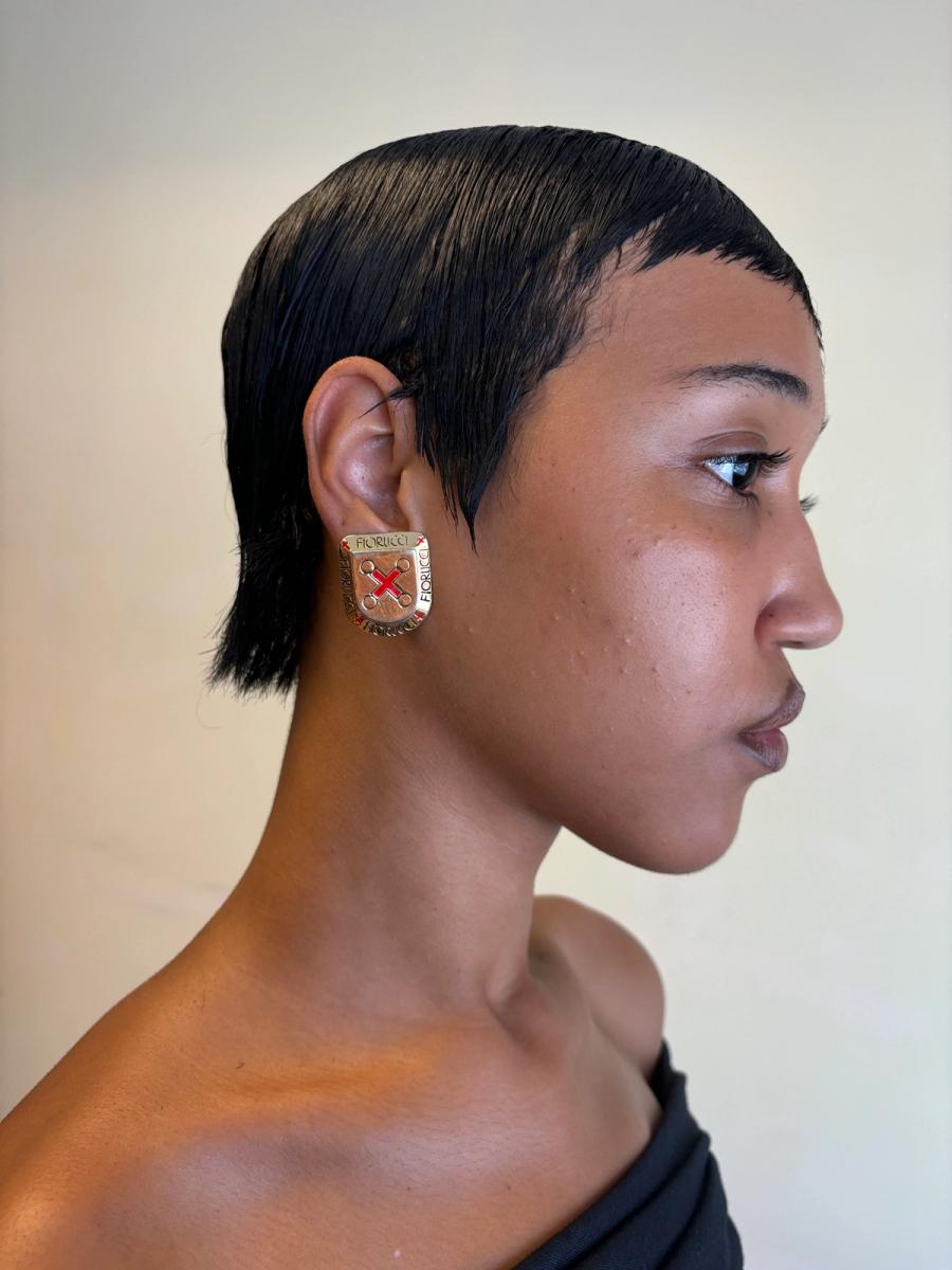 80s Fiorucci X Earrings 