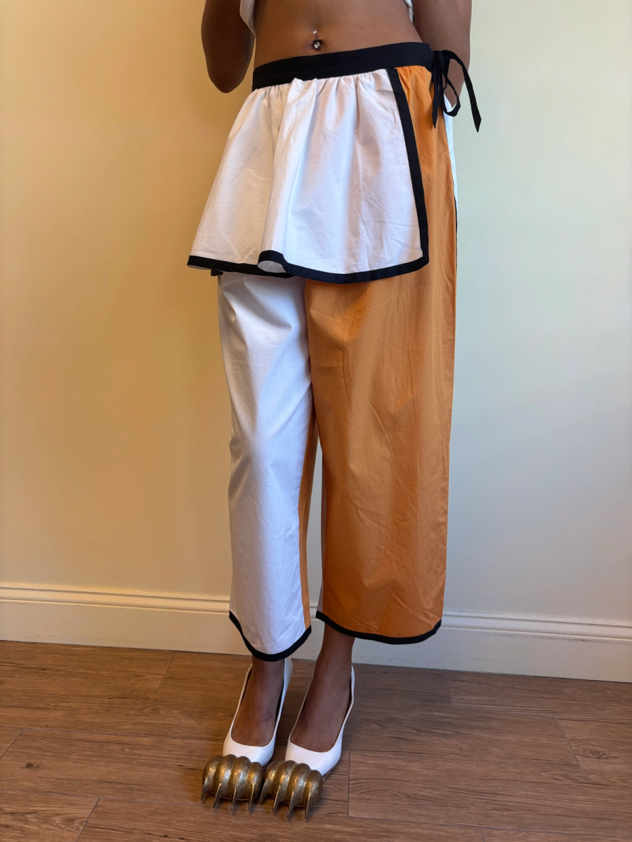 Spring/Summer 1992 Chantal Thomass Color Blocked Skirt Pants