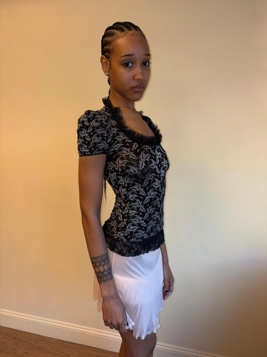90s Vivienne Westwood Lace Stretch Top product image