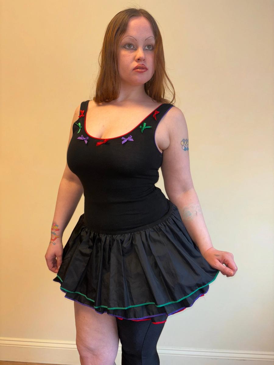 80s Lolita Lempicka Bow Dress product image