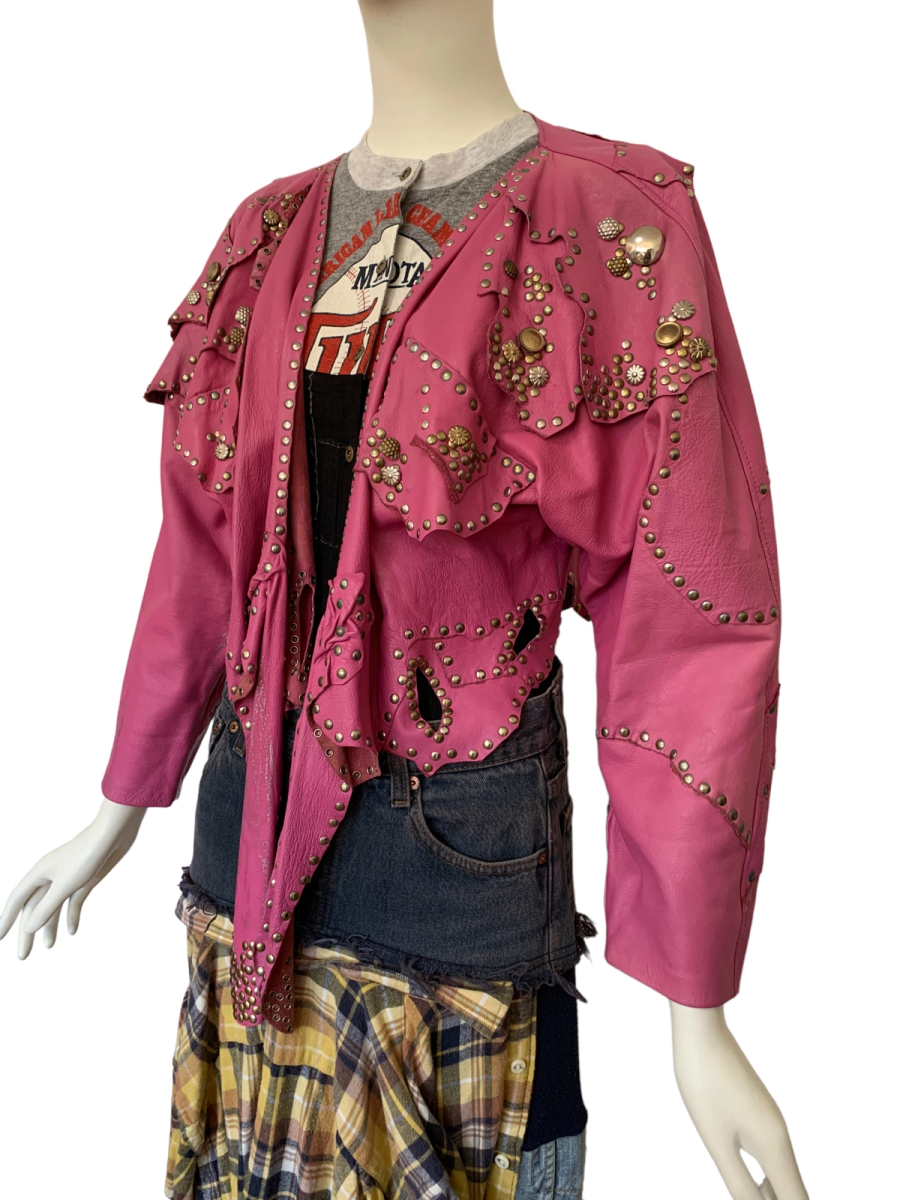 80s Studded Leather Jacket product image