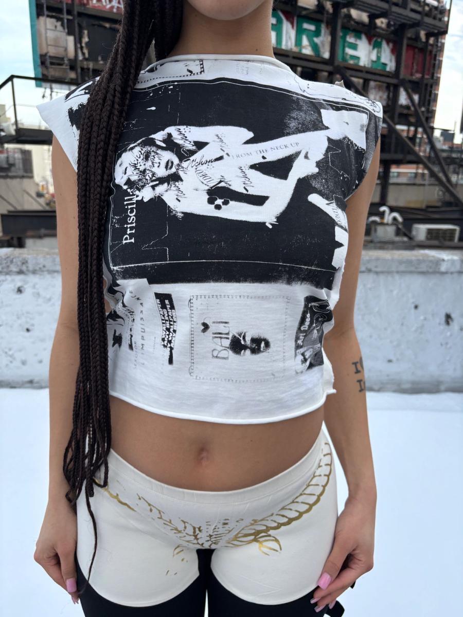 NANA Detachable Fur Tee 1 product image