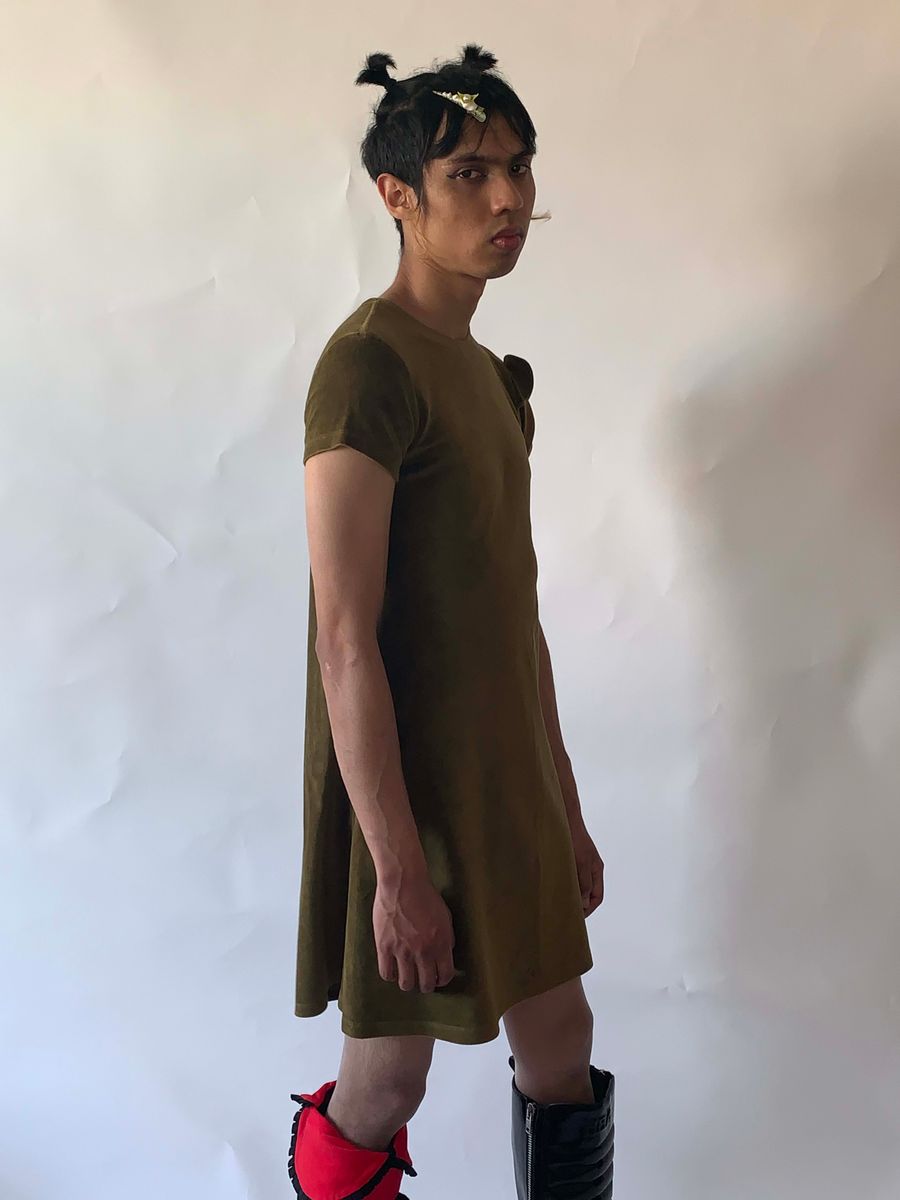 Castelbajac Teddy Bear Sleeve Minidress product image