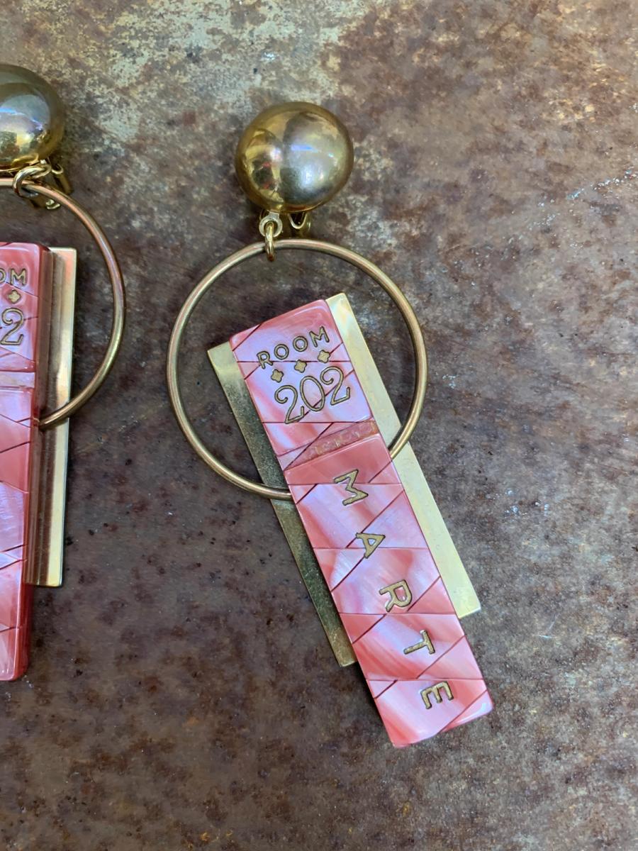 Theatre Products Room Key Earrings product image