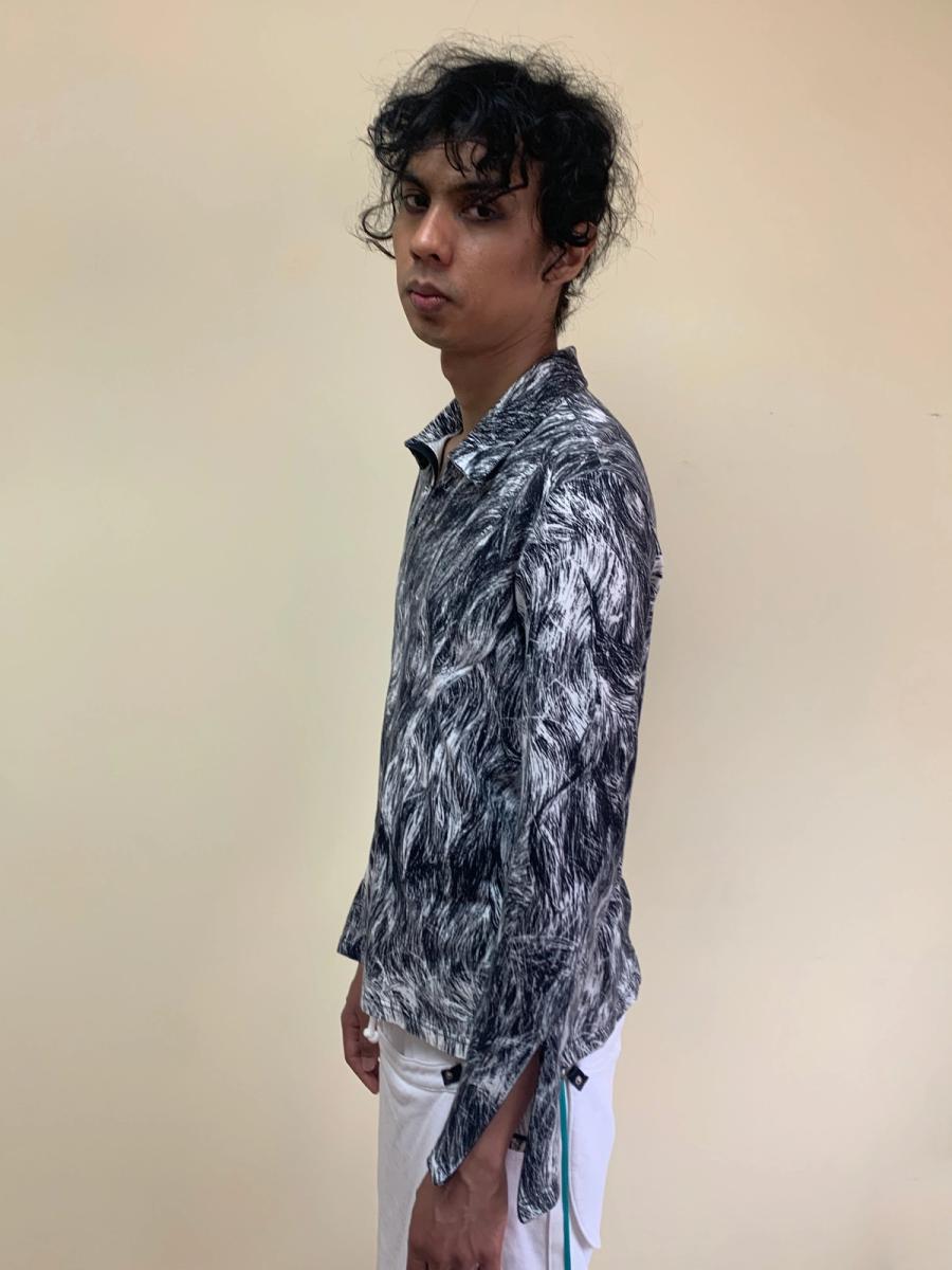 90s Anglomania Hair Print Shirt product image