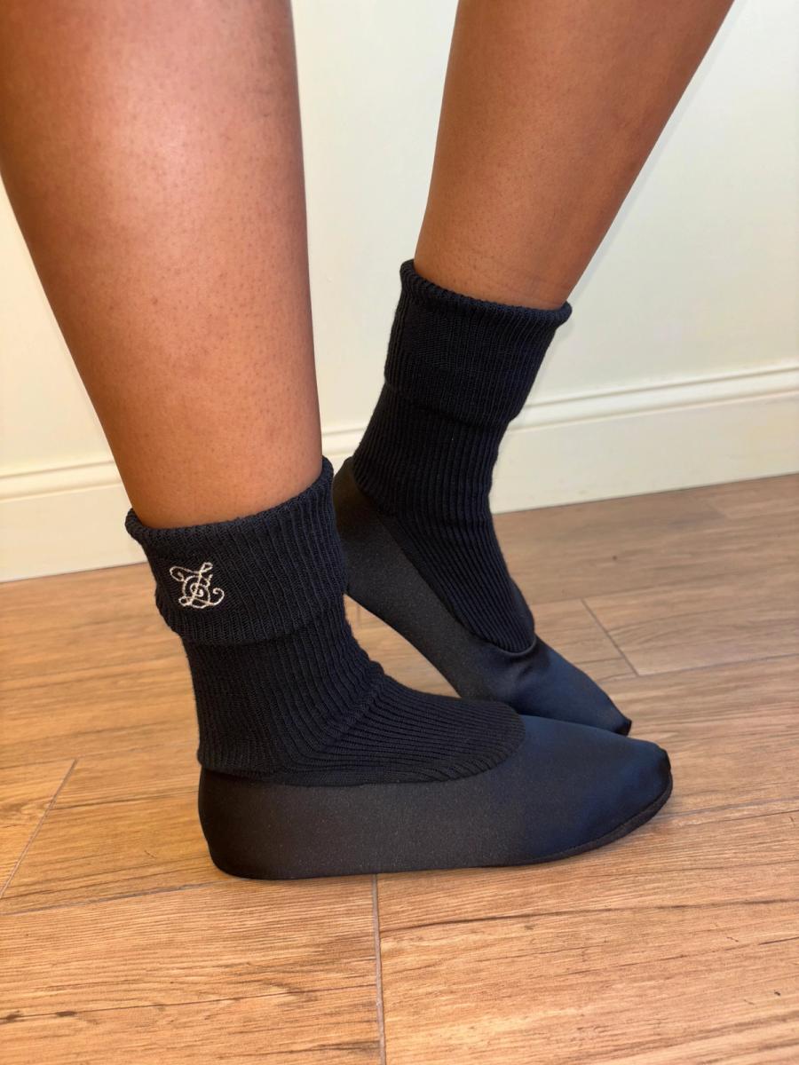 80s Chantal Thomass Built-in Sock Ballet Flats product image